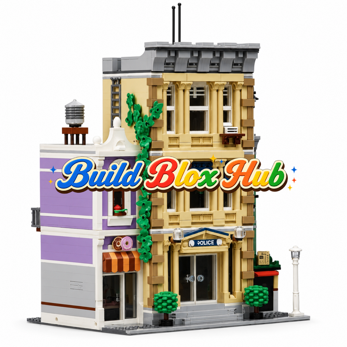 BBH Police Station Modular Building Blocks 2923pcs