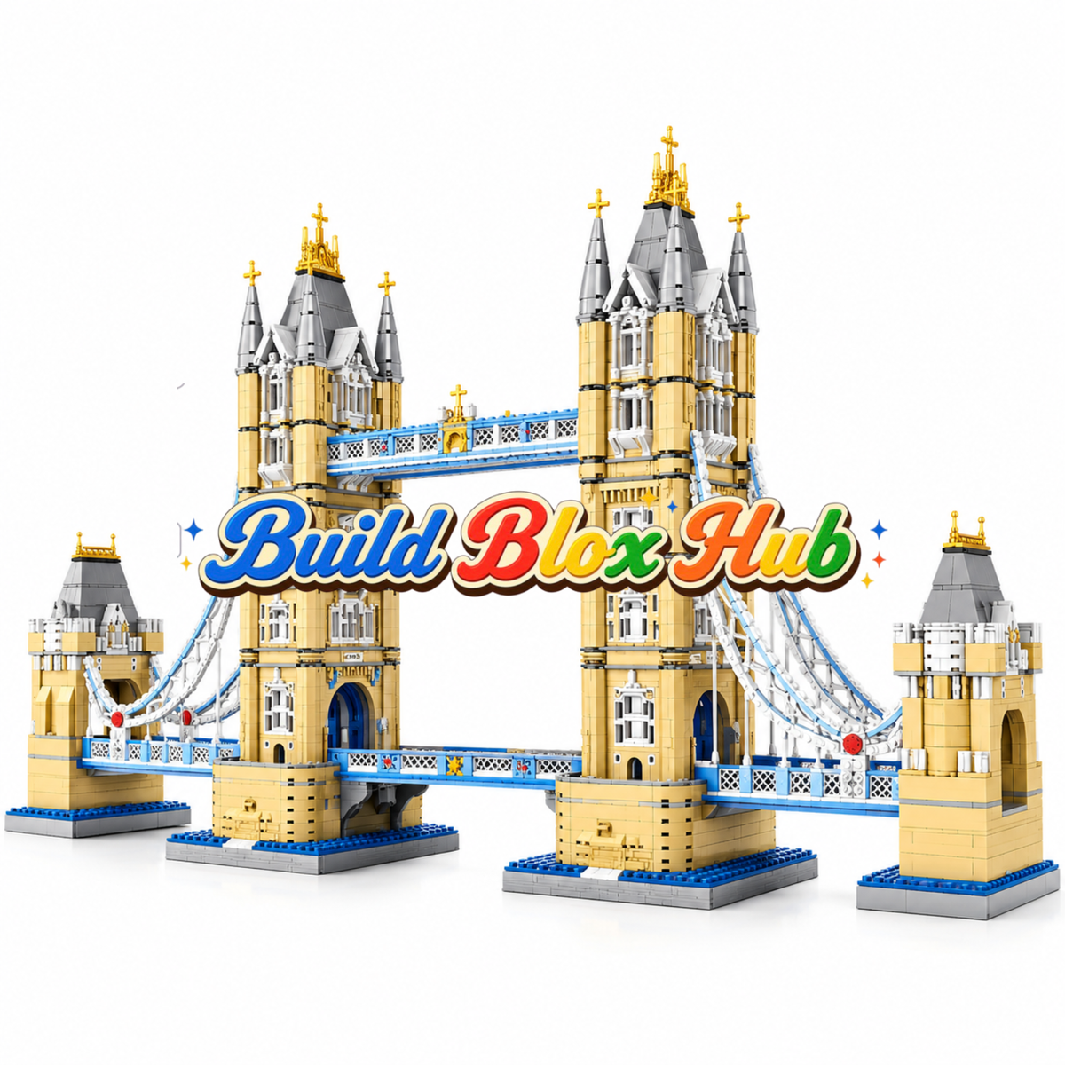 BBH Reobrix Tower Bridge Building Blocks Set – 9782 PCS | RB55018 | Build Blox Hub