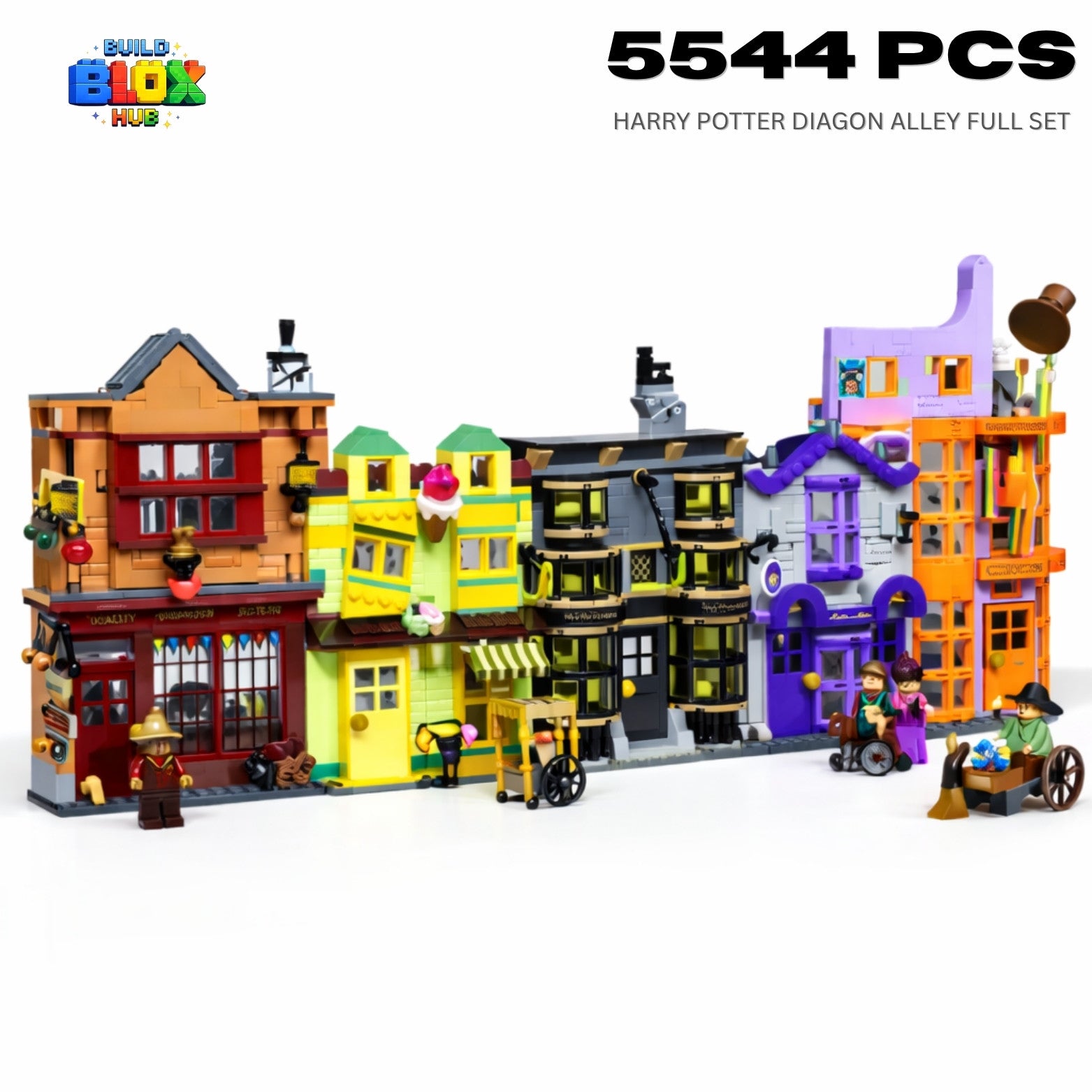 Diagon Alley Building Block Set – 5544 Pieces