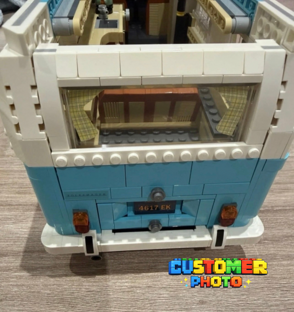 Volkswagen T2 Camper Van Building Block Set – 2207 Pieces