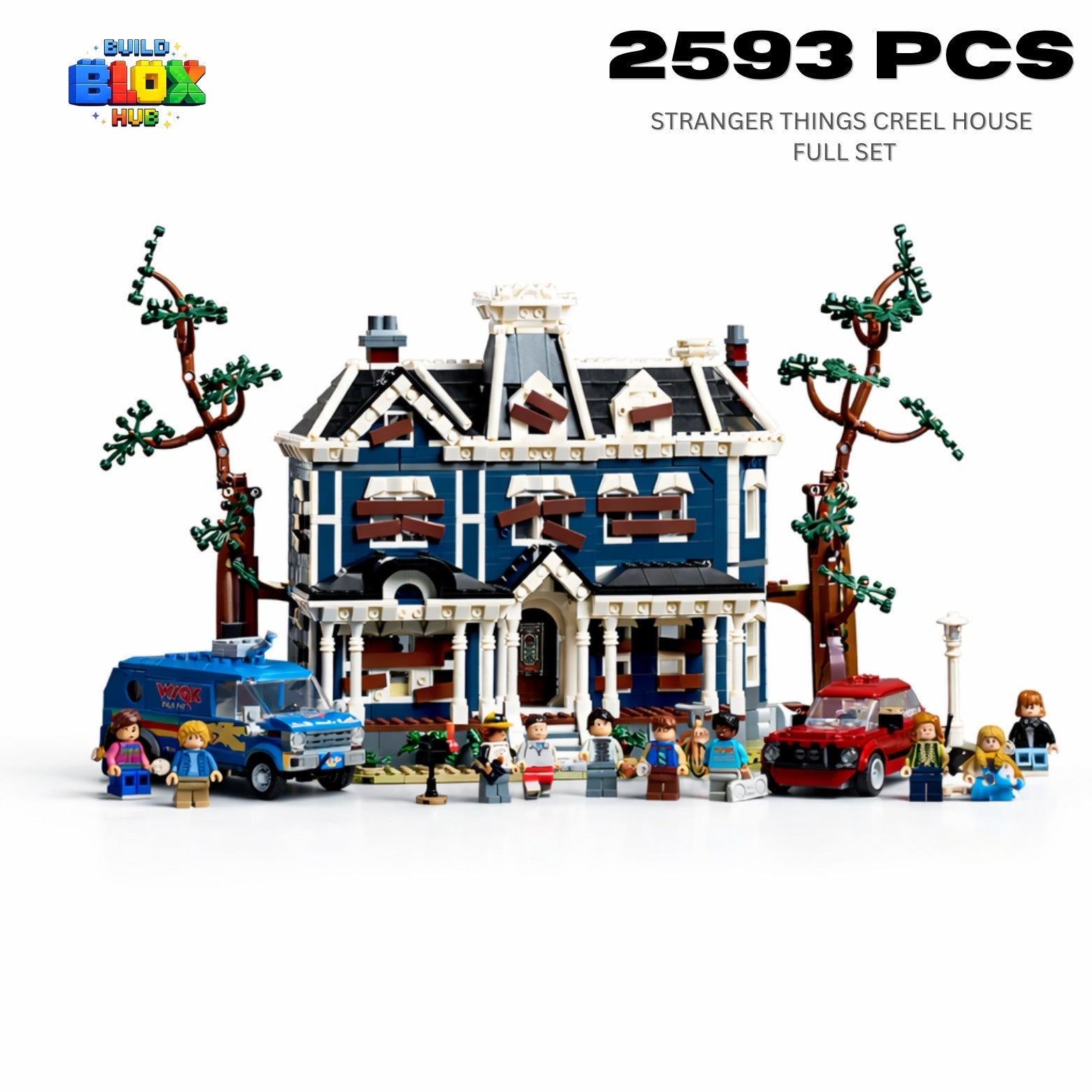 Creel House Building Block Set – 2593 Pieces