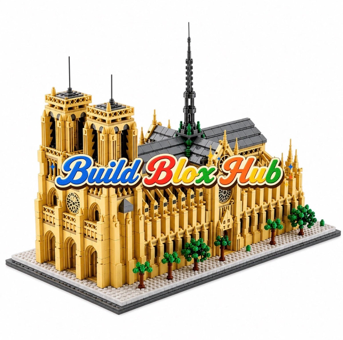 BBH Notre Dame Building Blocks Set – 4383 PCS | Build Blox Hub