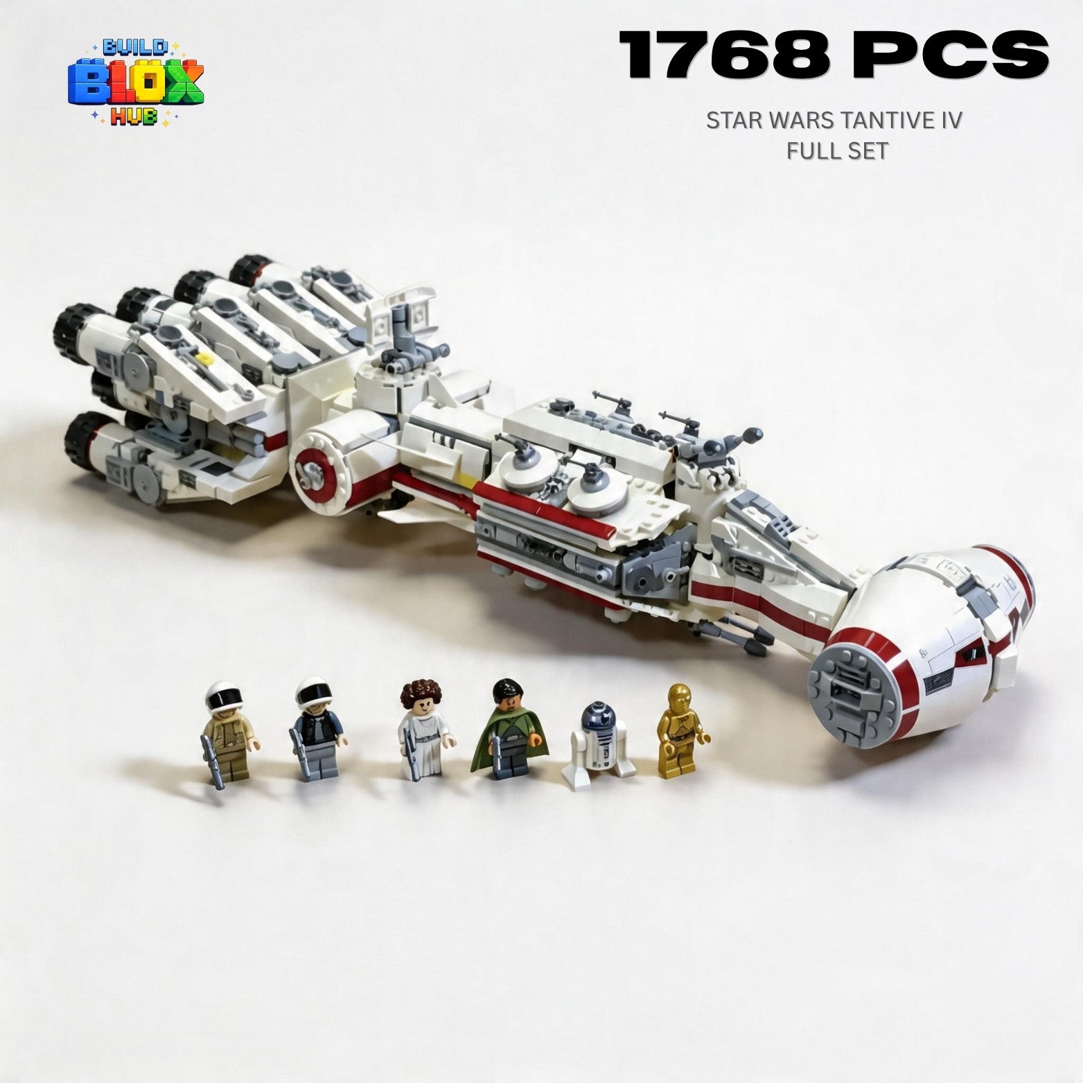 Star Wars Tantive IV Building Block Set – 1768 Pieces