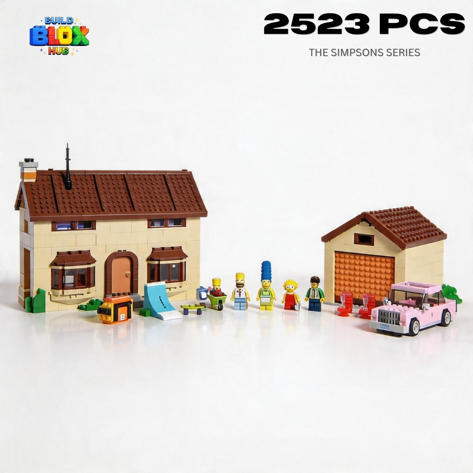 The Simpsons House Building Block Set – 2523 Pieces