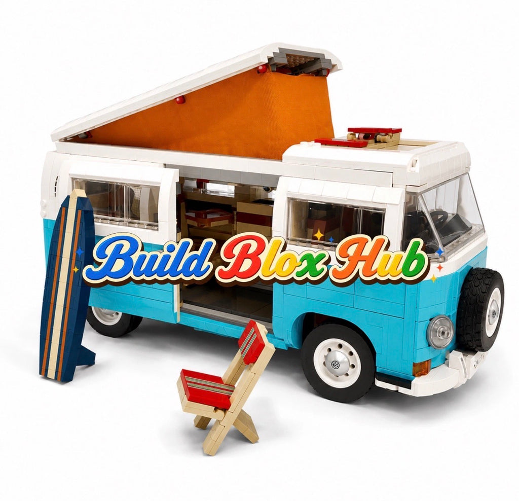 BBH VW T2 Camper Van Building Blocks Set – 2207 PCS | Build Blox Hub