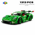 Porsche 911 GT3 R "Rexy" Building Block Set – 1313 Pieces