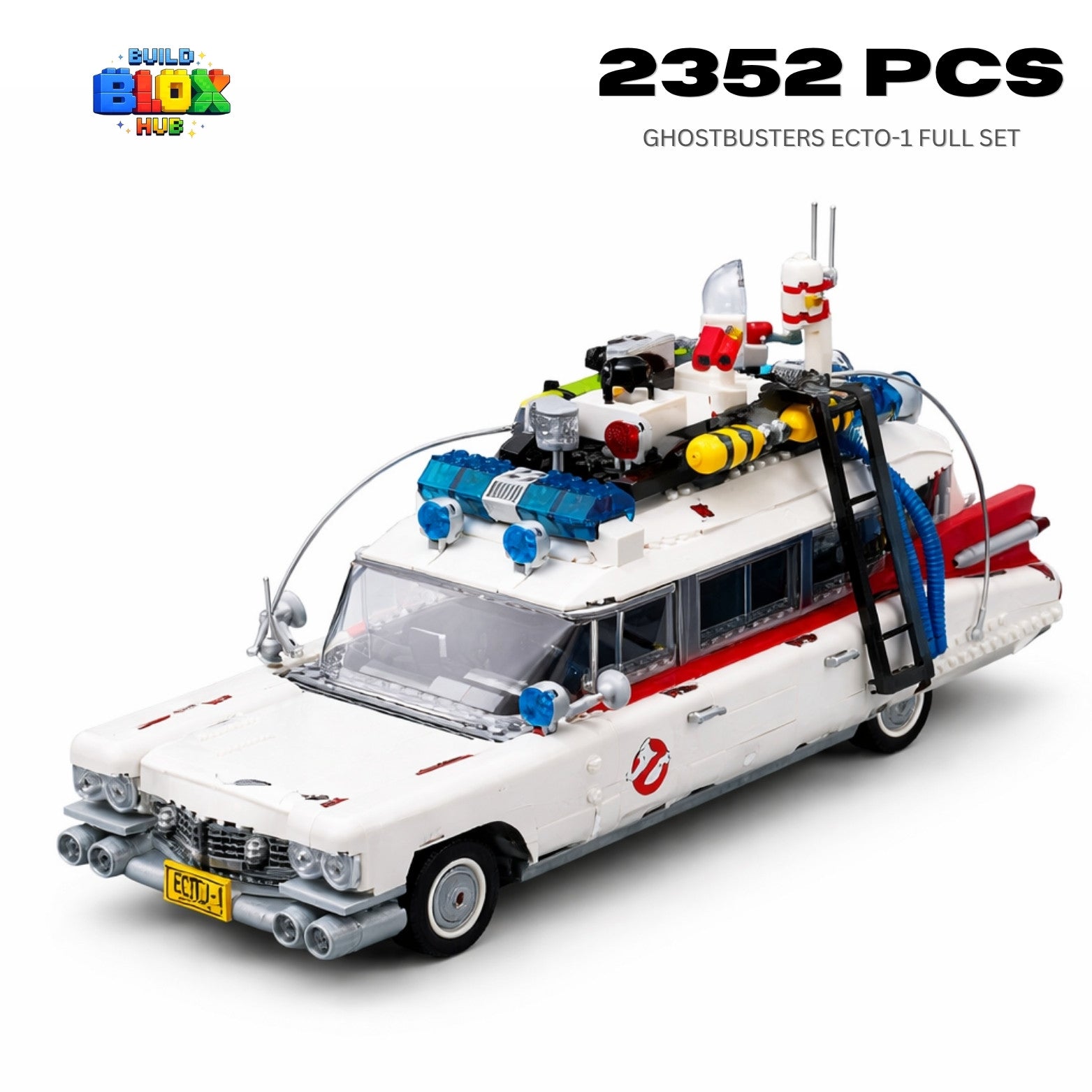 Ghostbusters Ecto-1 Building Block Set – 2352 Pieces