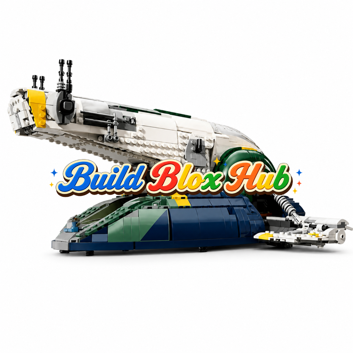 BBH Star Wars Jango Fett's Firespray-Class Starship Building Blocks 2970pcs