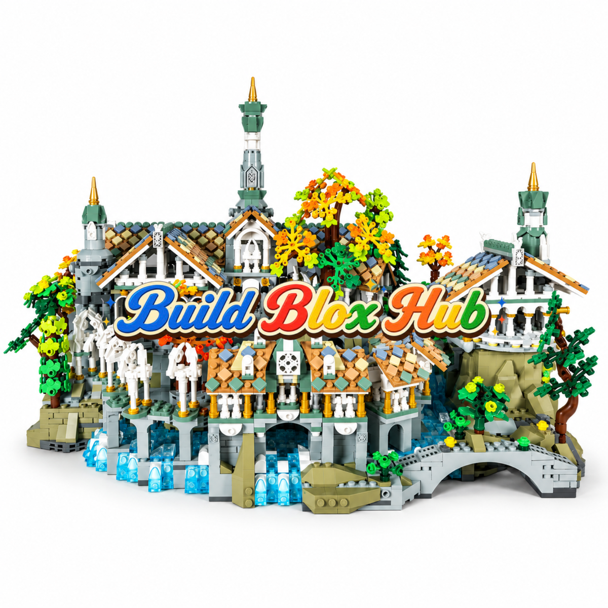 BBH Duskvale Sanctum Rivendell Building Blocks 4406pcs RB55015