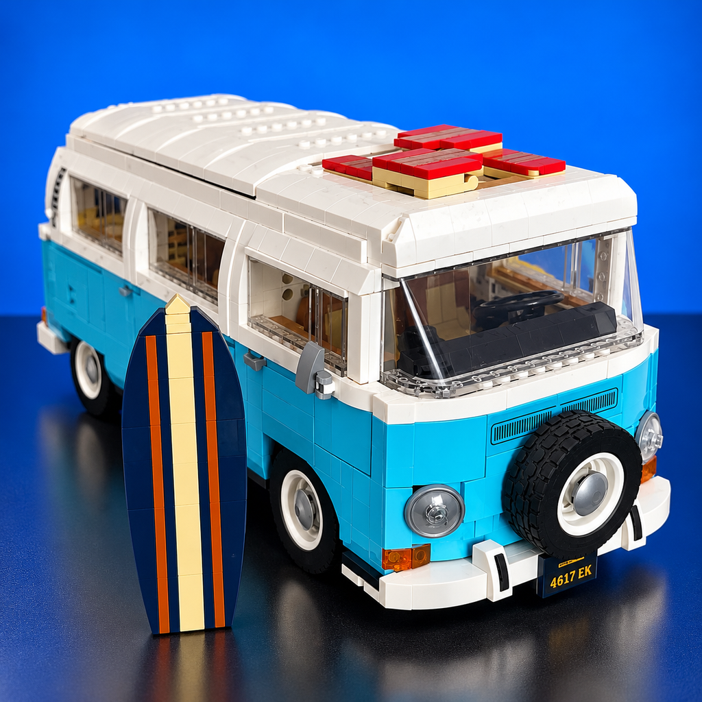 BBH VW T2 Camper Van Building Blocks Set – 2207 PCS – product image 2 | Build Blox Hub