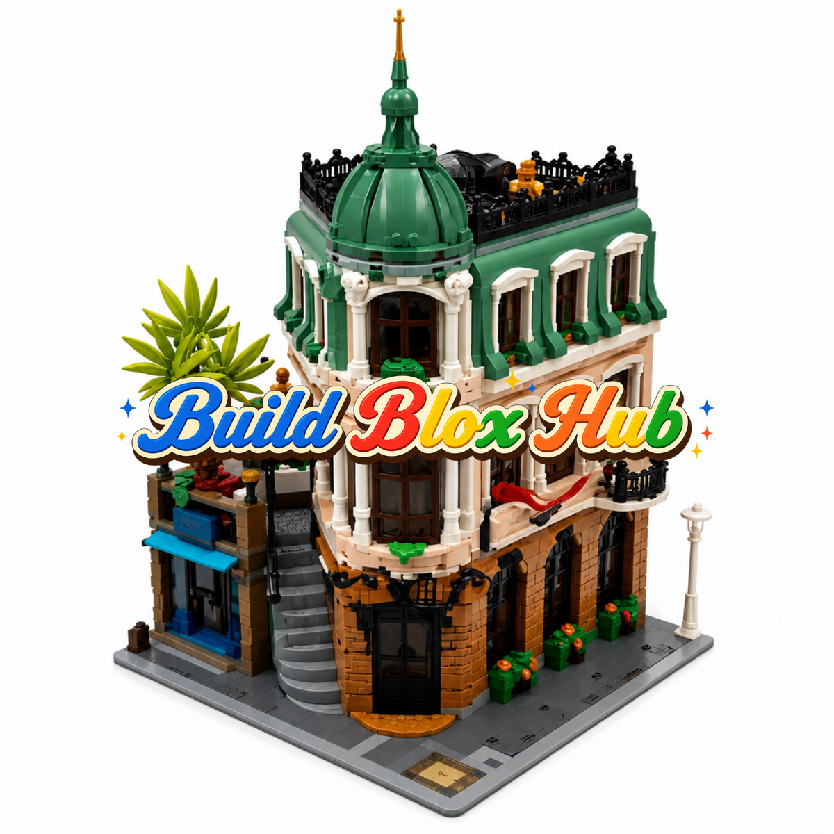 BBH Boutique Hotel Modular Building Blocks 3066pcs