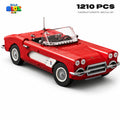1961 Chevrolet Corvette C1 Building Block Set – 1210 Pieces