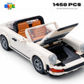 Vintage Porsche 911 Building Block Set – 1458 Pieces