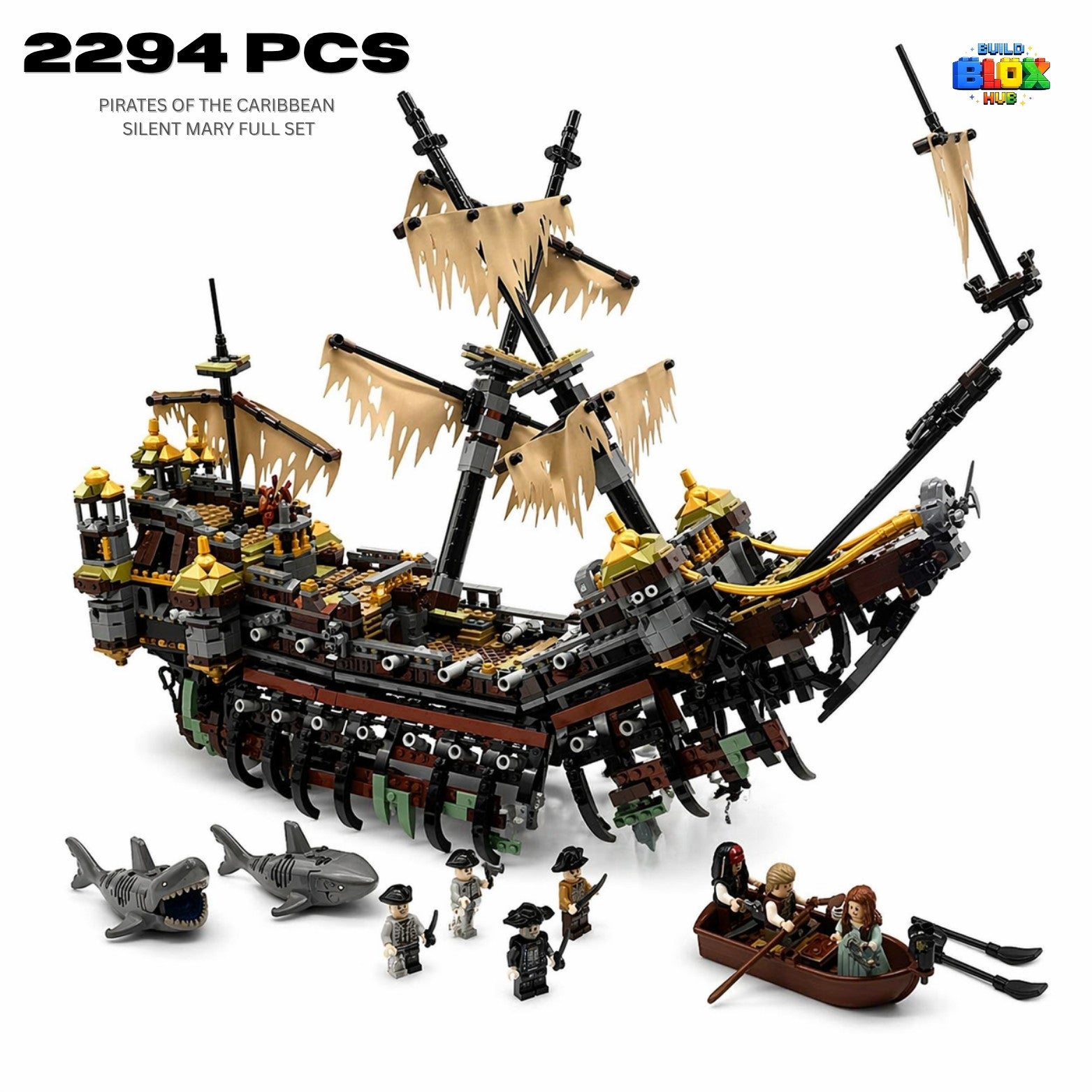 Silent Mary Building Block Set – 2294 Pieces