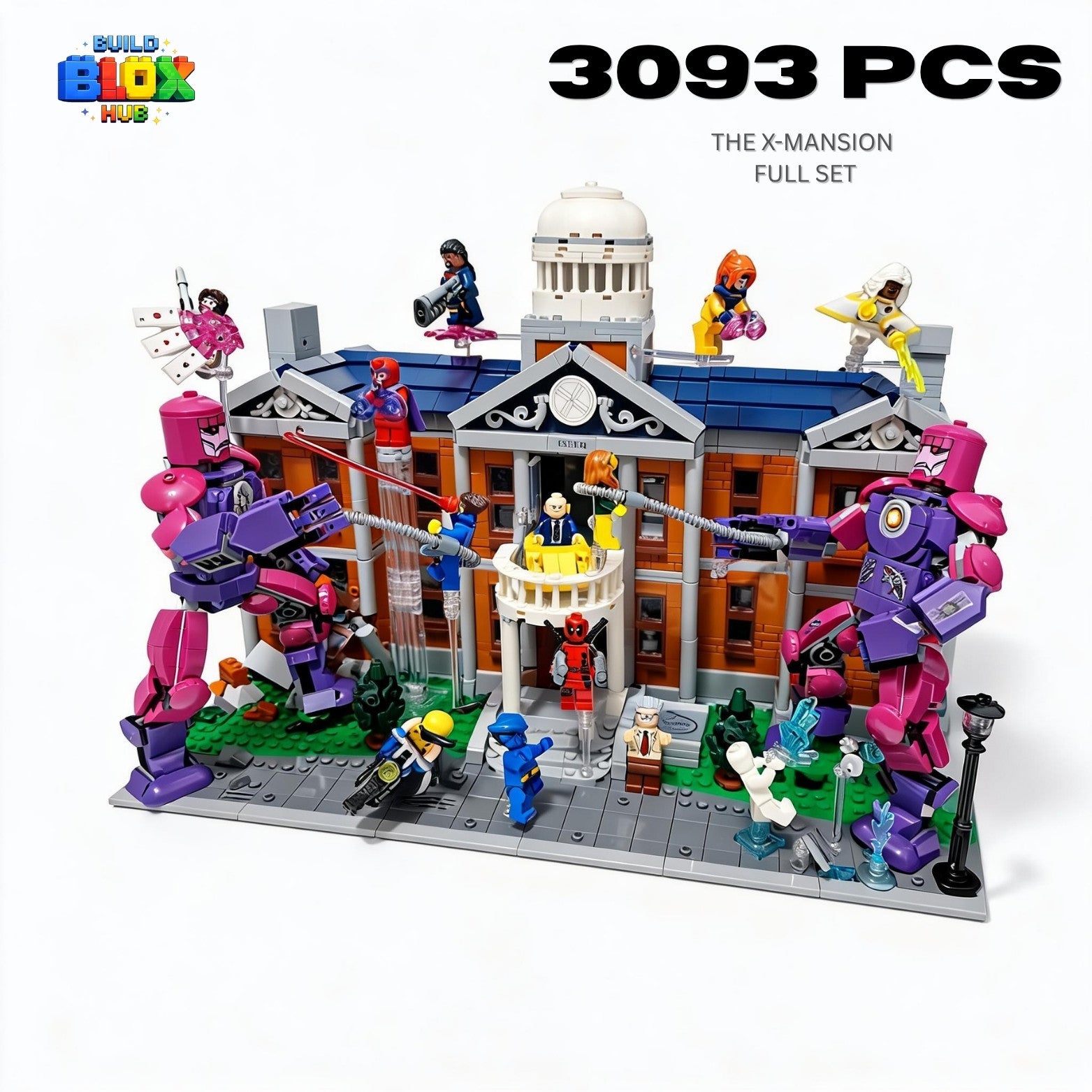 X-Mansion Building Block Set – 3093 Pieces