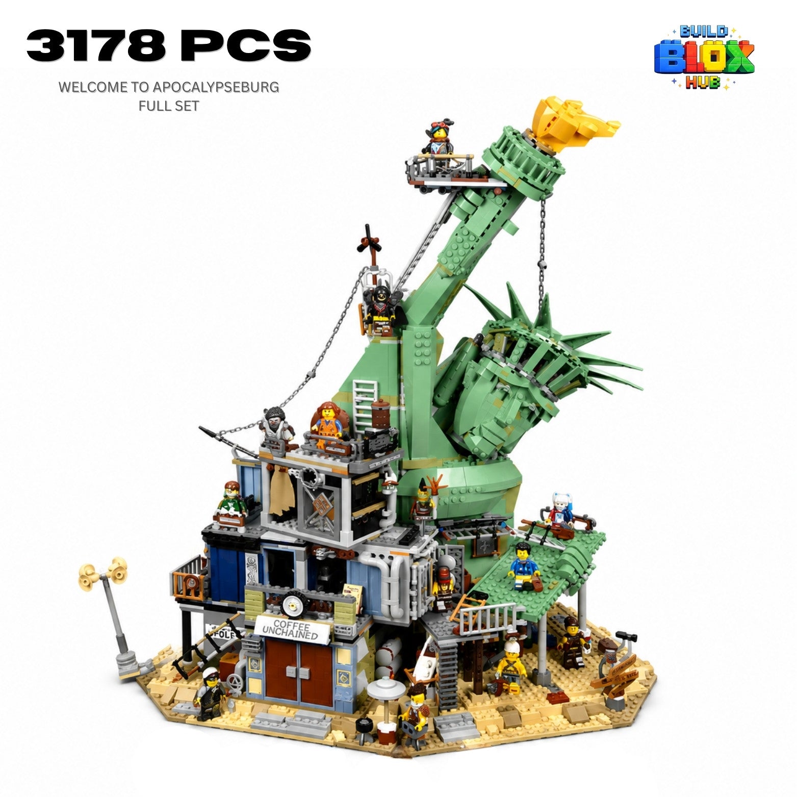 Welcome to Apocalypseburg Building Block Set – 3178 Pieces