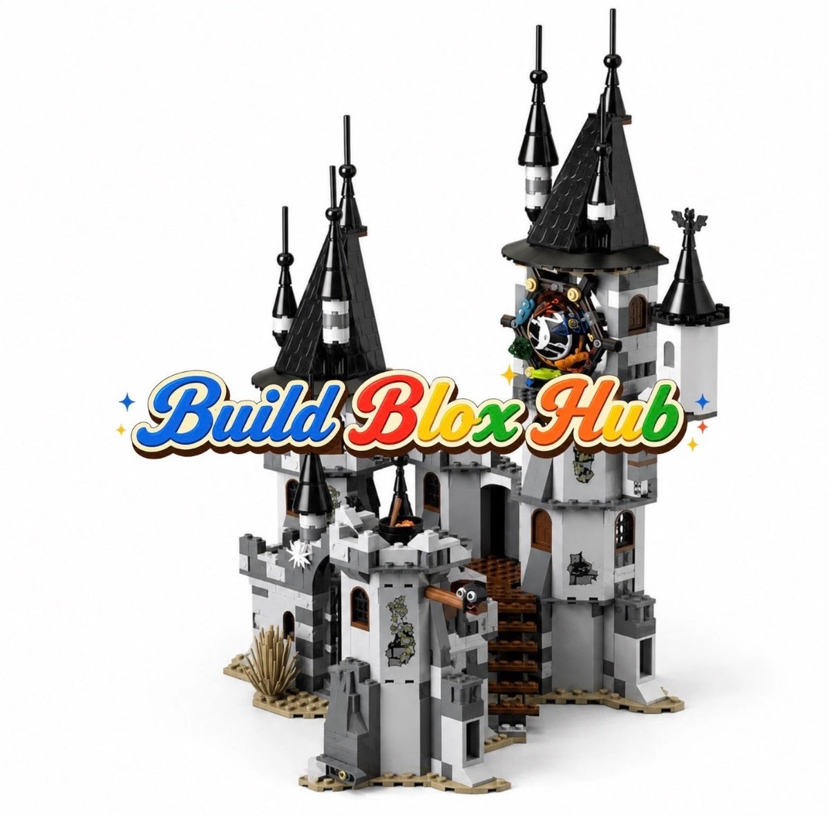 BBH Vampyre Castle Building Blocks Set – 940 PCS w/ 6 Figures | Build Blox Hub