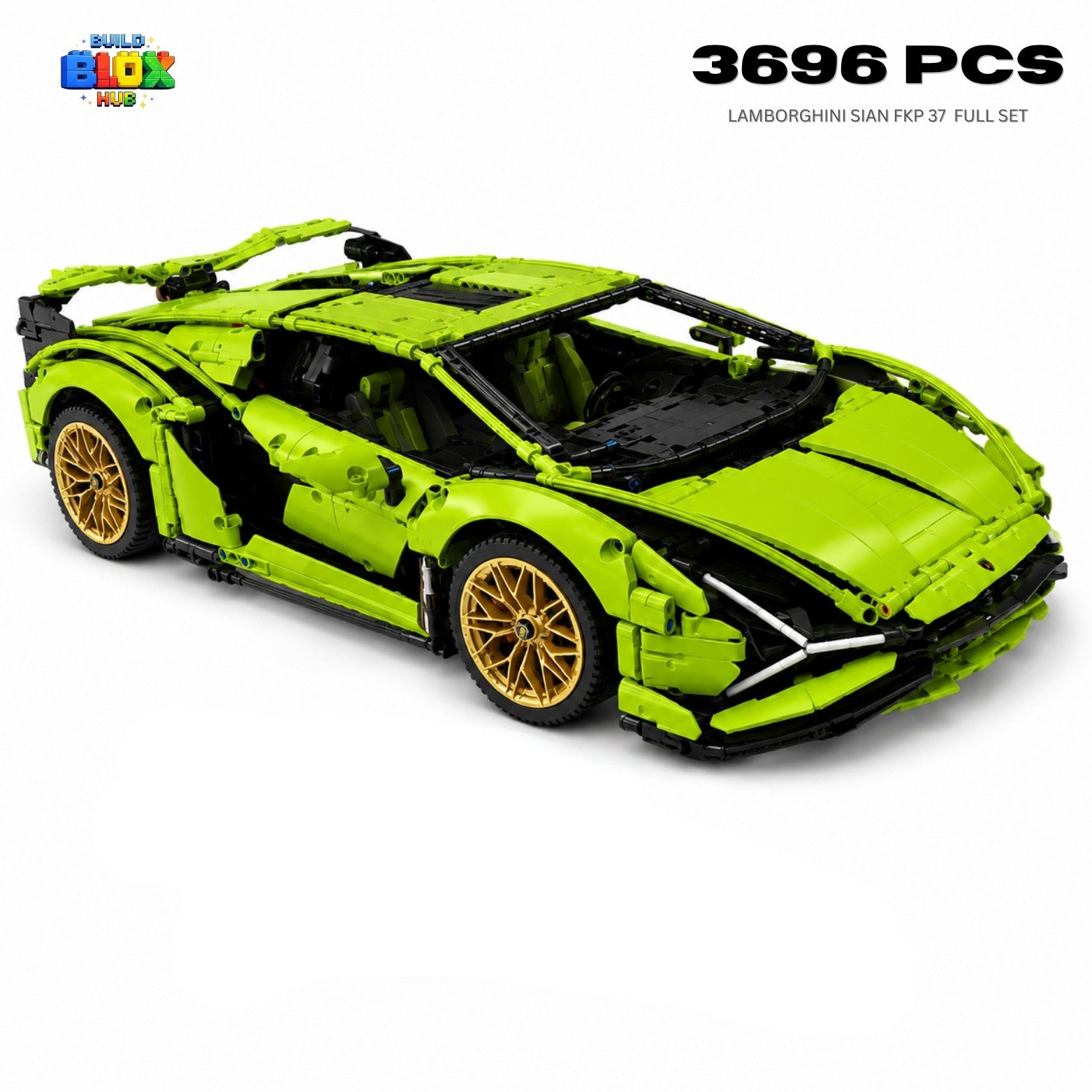 Lamborghini Sian FKP 37 Building Block Set – 3696 Pieces