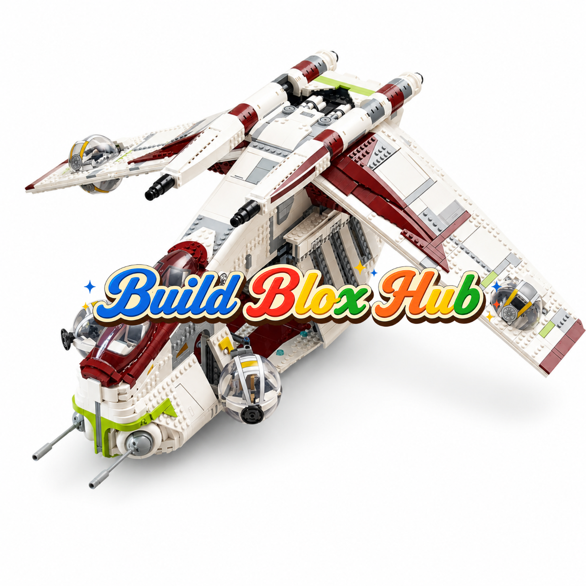 BBH Star Wars Republic Gunship Building Blocks 3292pcs