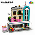 Downtown Diner Modular Building Set – 2480 Pieces