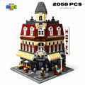 Cafe Corner Modular Building Set – 2056 Pieces