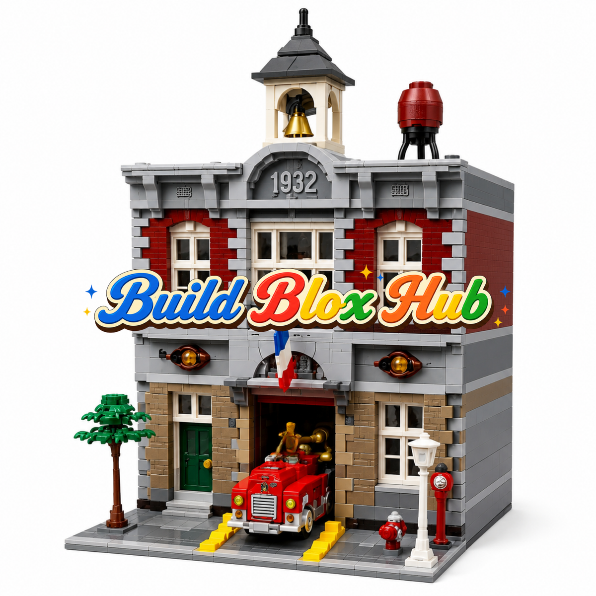 BBH Firehouse Headquarters Building Blocks 2231pcs