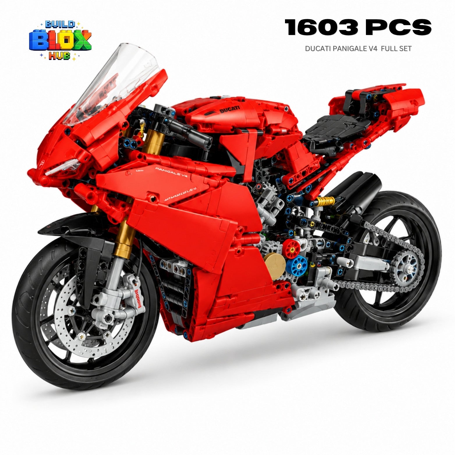 Ducati Panigale V4 Building Block Set – 1603 Pieces