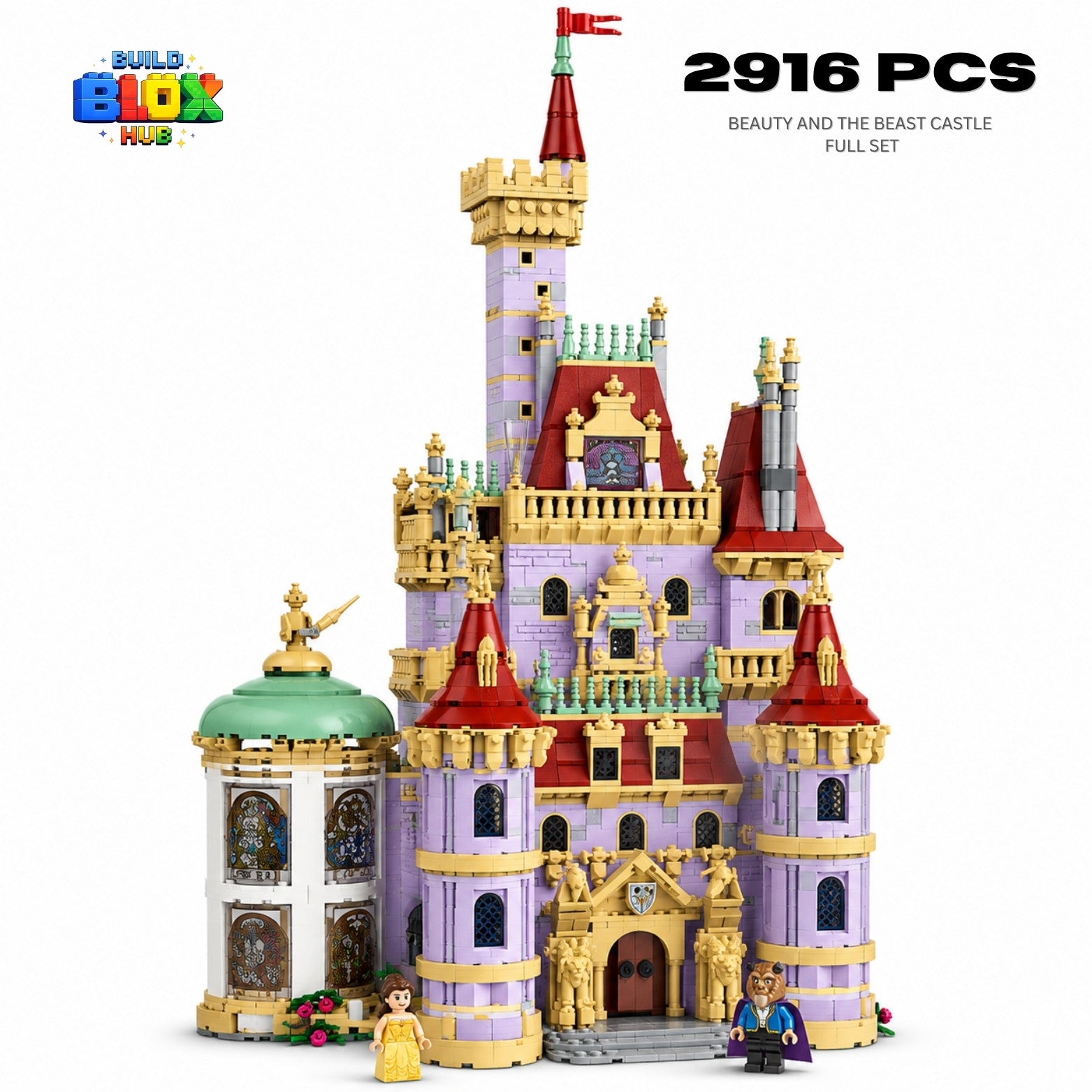 Beauty and the Beast Castle Building Set – 2916 Pieces