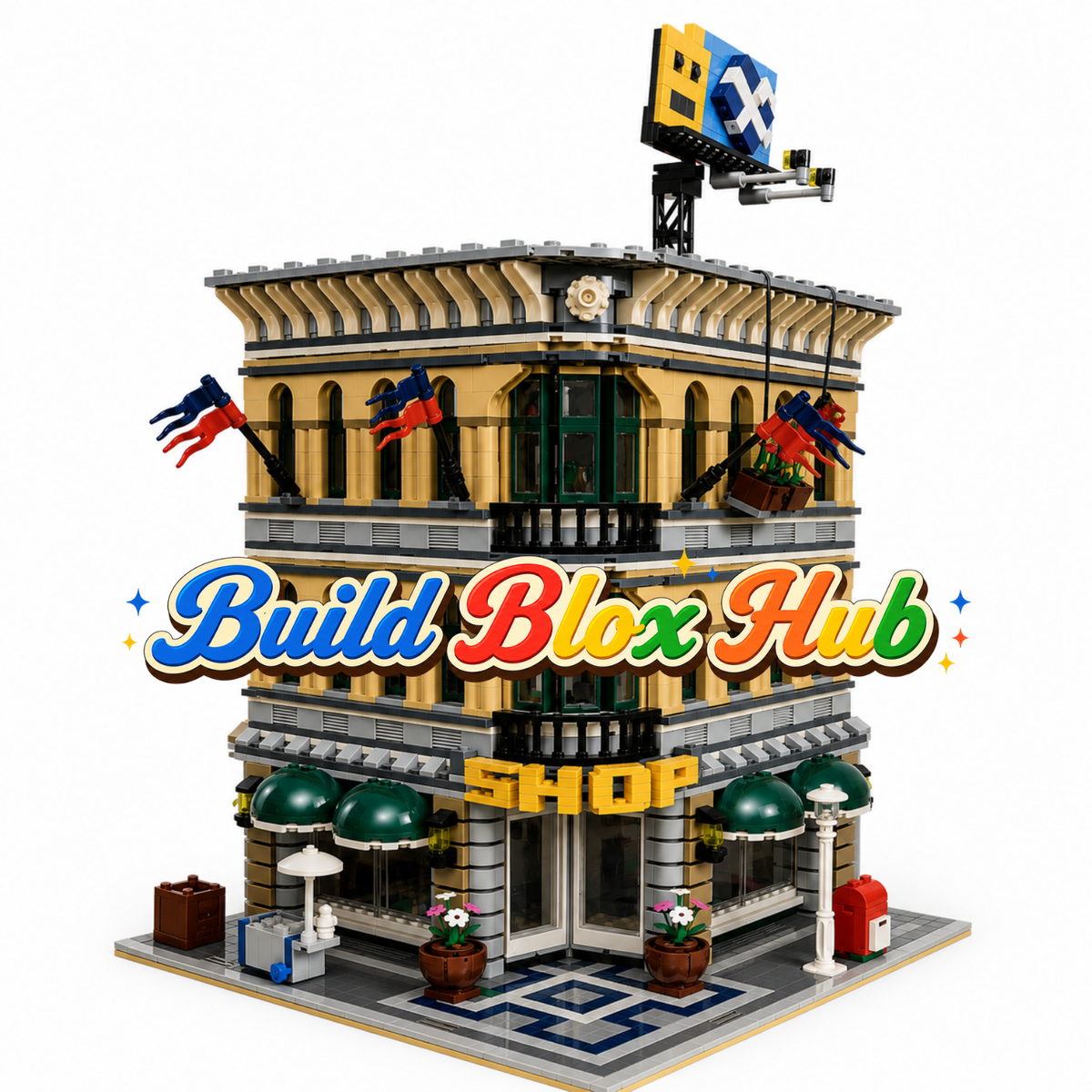 BBH Grand Emporium Modular Building Blocks 2182pcs