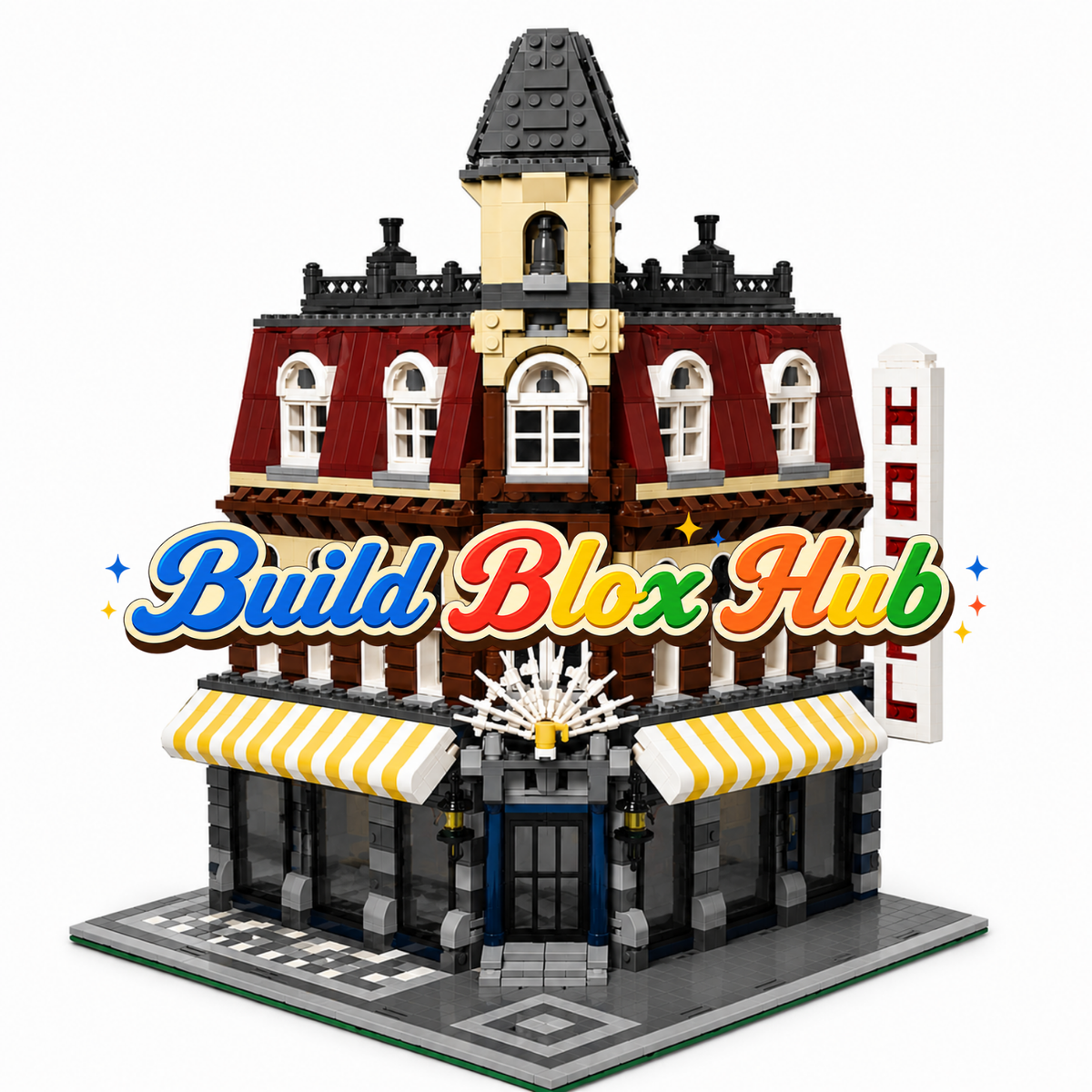 BBH Cafe Corner Modular Building Blocks 2056pcs