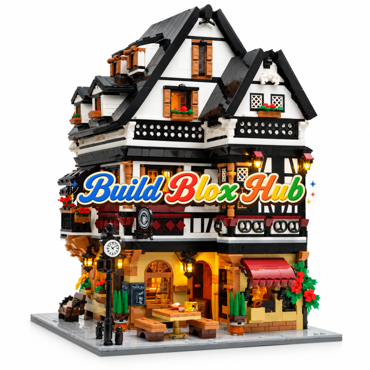 BBH Bavarian Tavern Building Blocks 3246pcs 85049