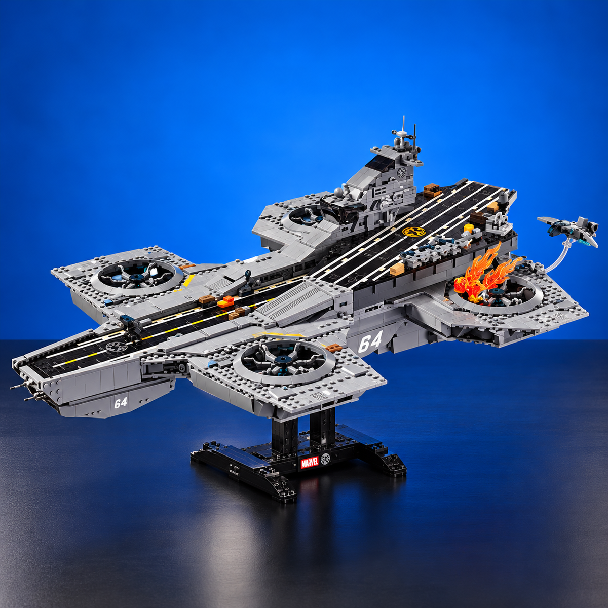 BBH S.H.I.E.L.D. Helicarrier Building Blocks Set – 3057 PCS | 76354 – product image 2 | Build Blox Hub