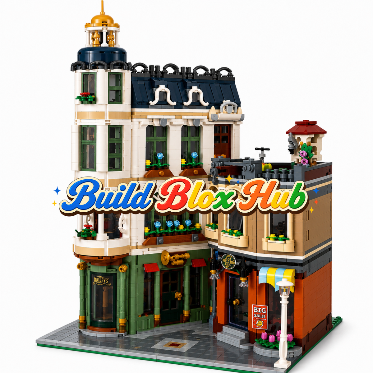 BBH Shopping Street Building Blocks 3456pcs