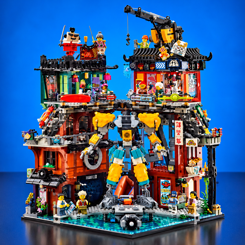 BBH City Workshops Building Blocks Set – 3244 PCS – product image 2 | Build Blox Hub