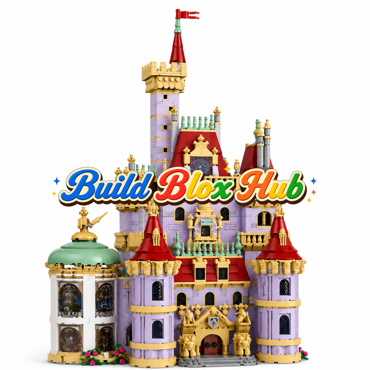 BBH Beauty and the Beast Castle Building Blocks 2916pcs