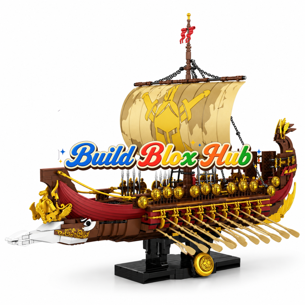 BBH Spartan Warships Building Blocks 3043pcs RB66104