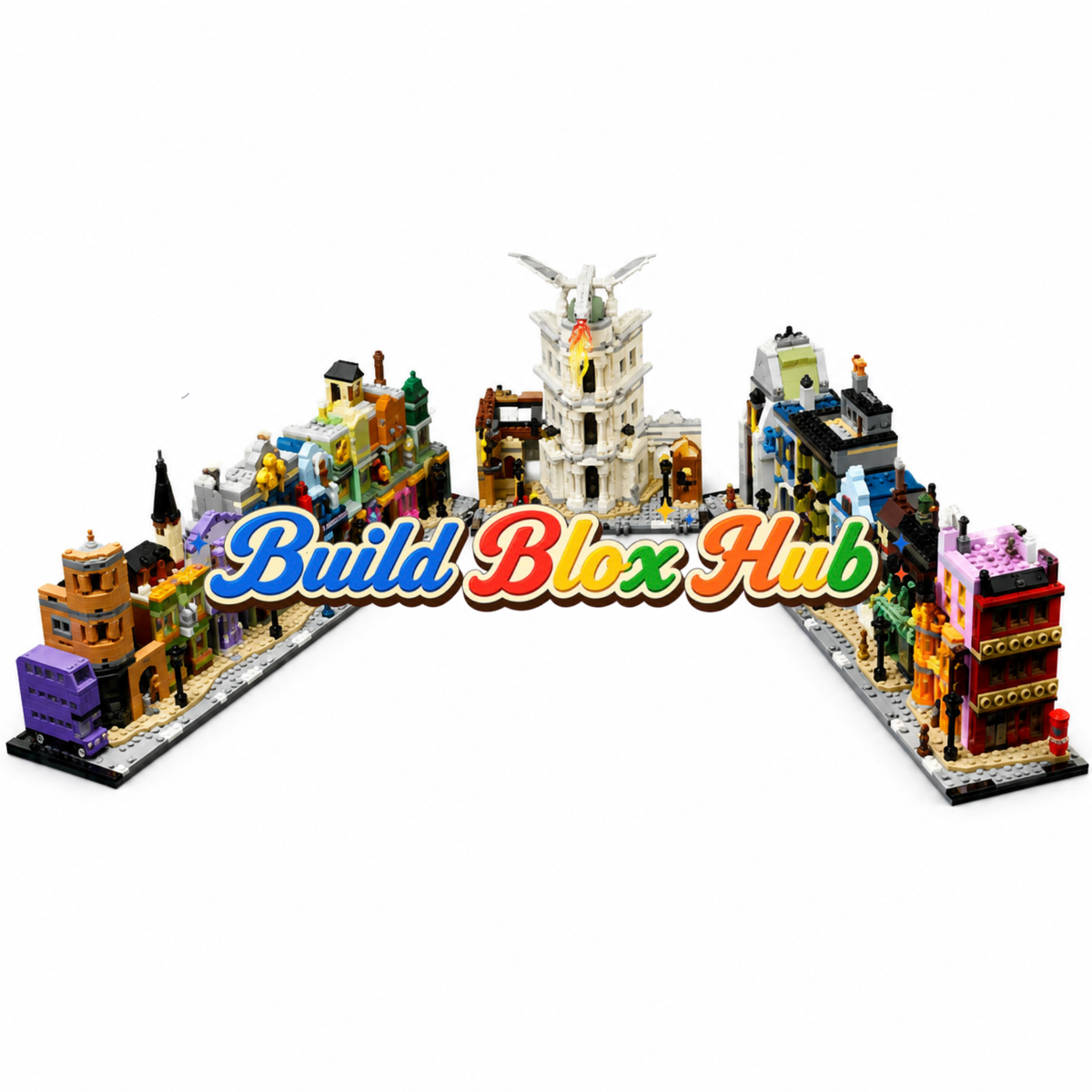 BBH Diagon Alley Wizarding Shops Building Blocks 2750pcs