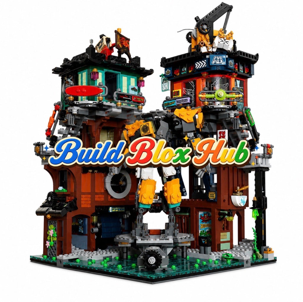 BBH City Workshops Building Blocks Set – 3244 PCS | Build Blox Hub