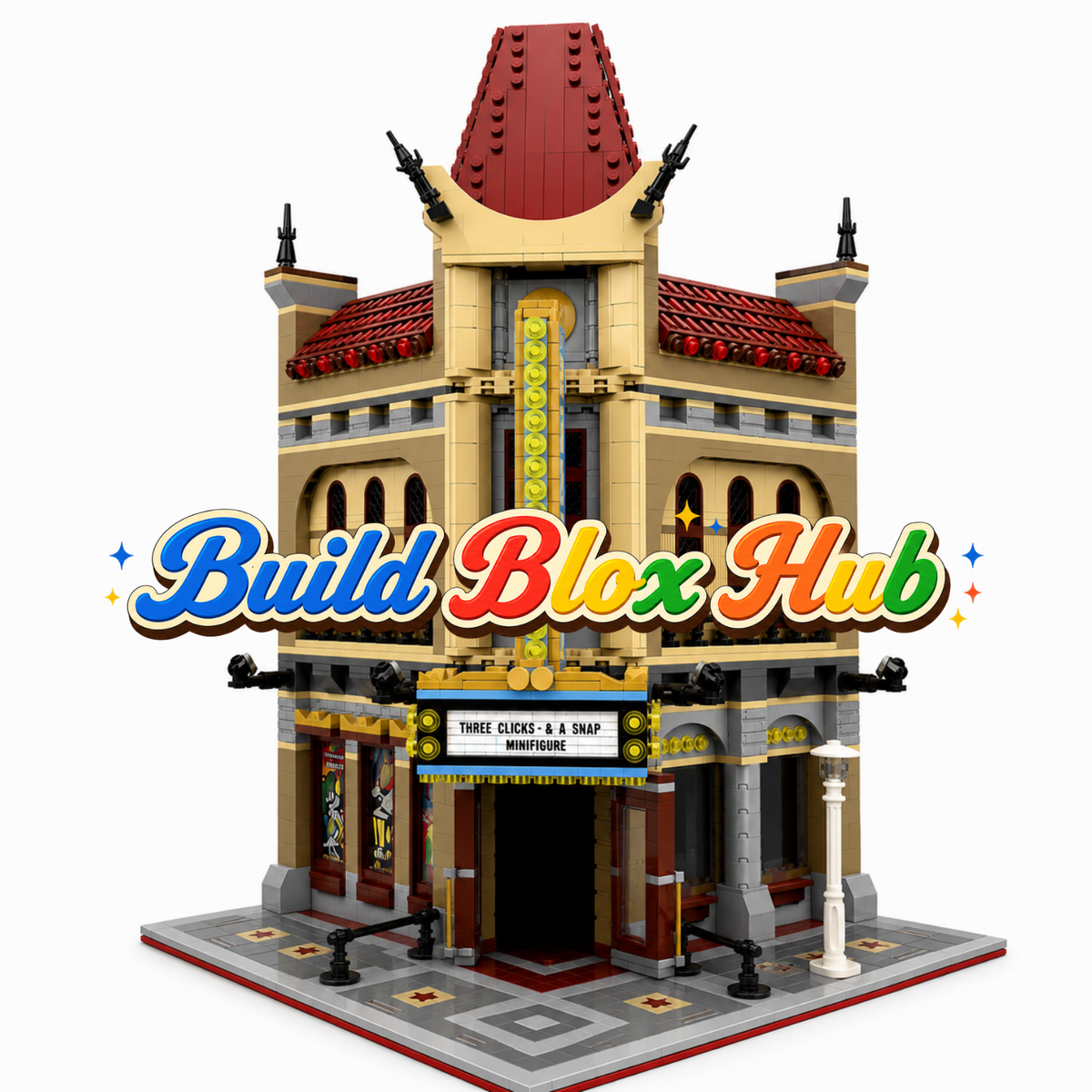 BBH Palace Cinema Modular Building Blocks 2196pcs