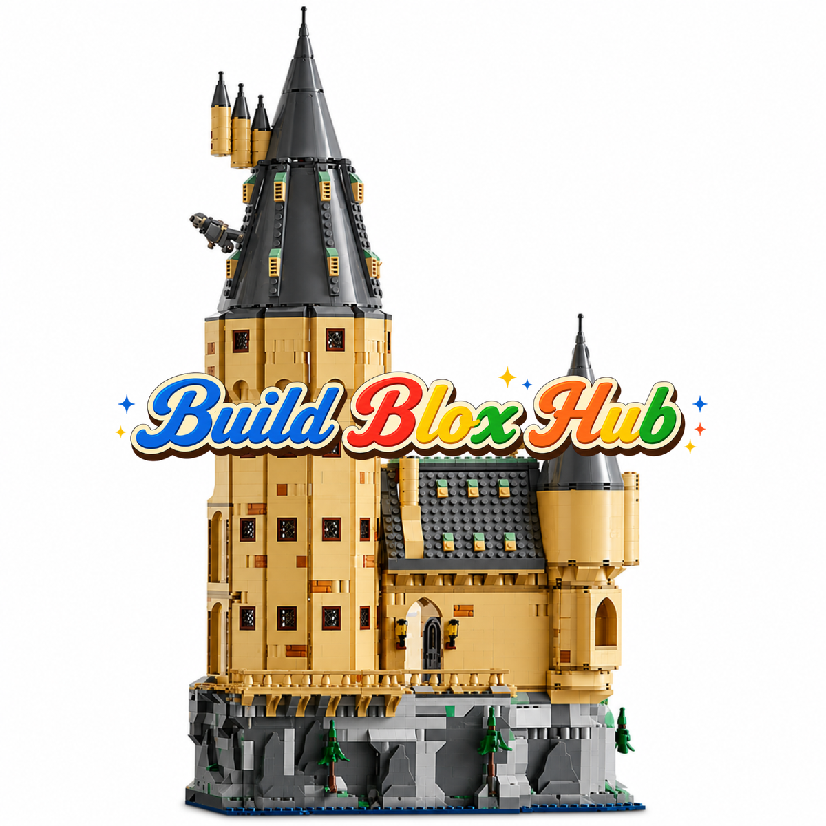 BBH Hogwarts Castle The Main Tower Building Blocks 2135pcs