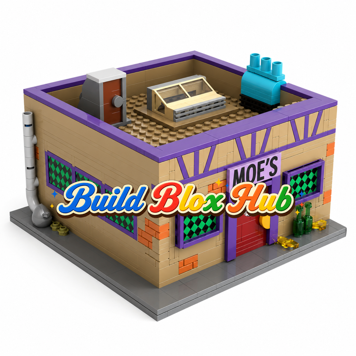 BBH Springfield Tavern Building Blocks 1736pcs