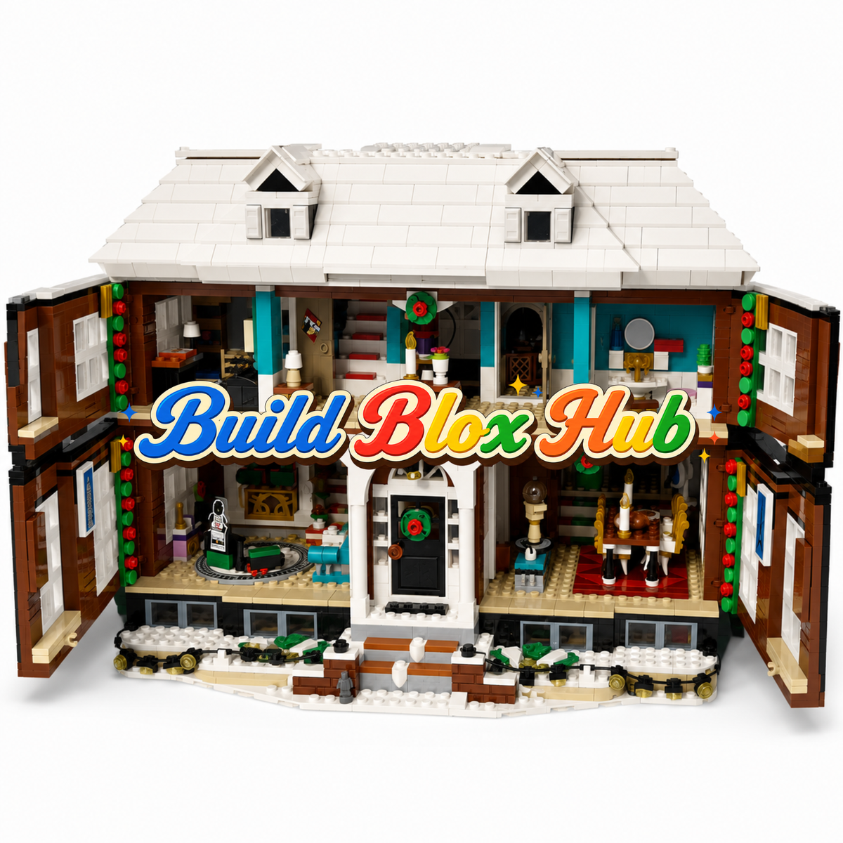 BBH Home Alone McCallister House Building Blocks 3955pcs