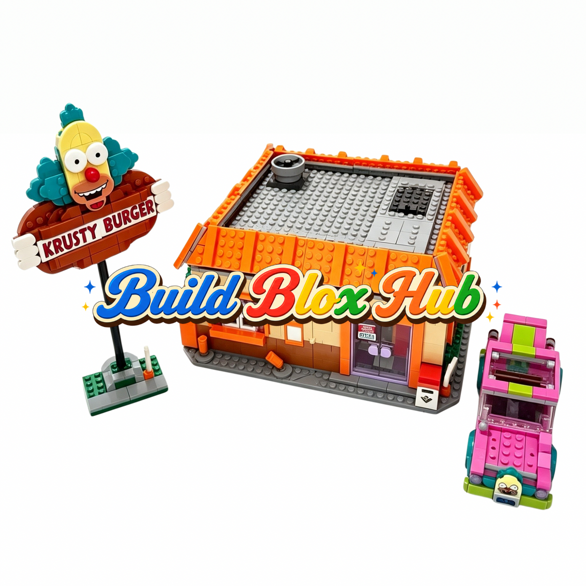 BBH Krusty Burger Building Blocks 1635pcs