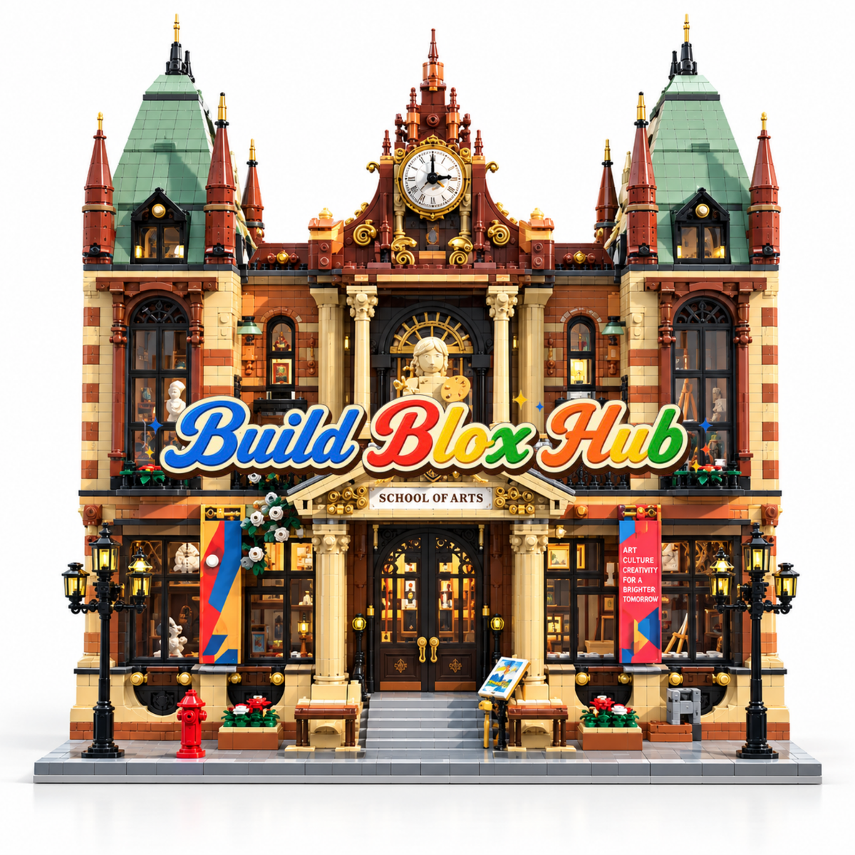 BBH School of Arts Building Blocks 3639pcs PT85036