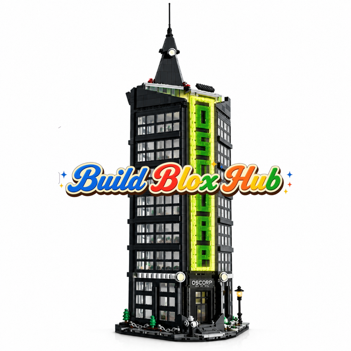 BBH Oscorp Tower Building Blocks 2539pcs