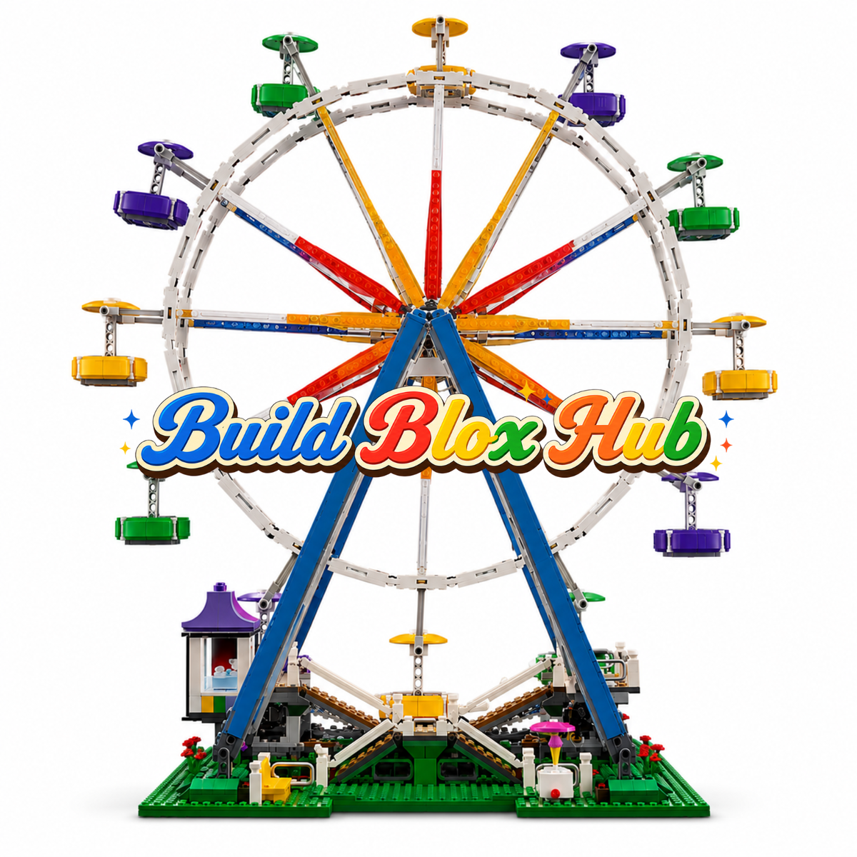 BBH Ferris Wheel Building Blocks 2464pcs