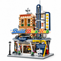 BBH Motorcycle Restaurant Building Blocks 3034pcs PT85024