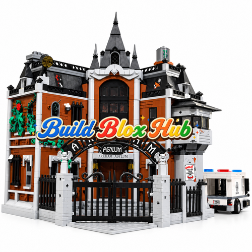 BBH Arkham Asylum Building Blocks 2953pcs | Build Blox Hub