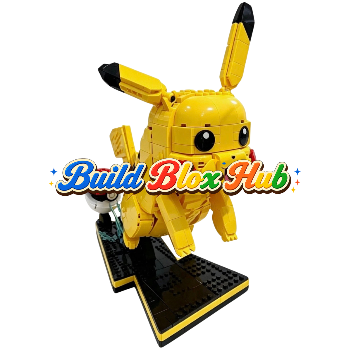 BBH Pikachu Building Blocks Set – 2050 PCS | Build Blox Hub